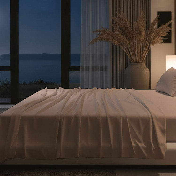 Bed Sheet Set, Nightfall, Cooling Comfort, Lightweight Design for Master Bedrooms, Guest Beds and Daily Use, 5 Sizes and 5 Colors image 24