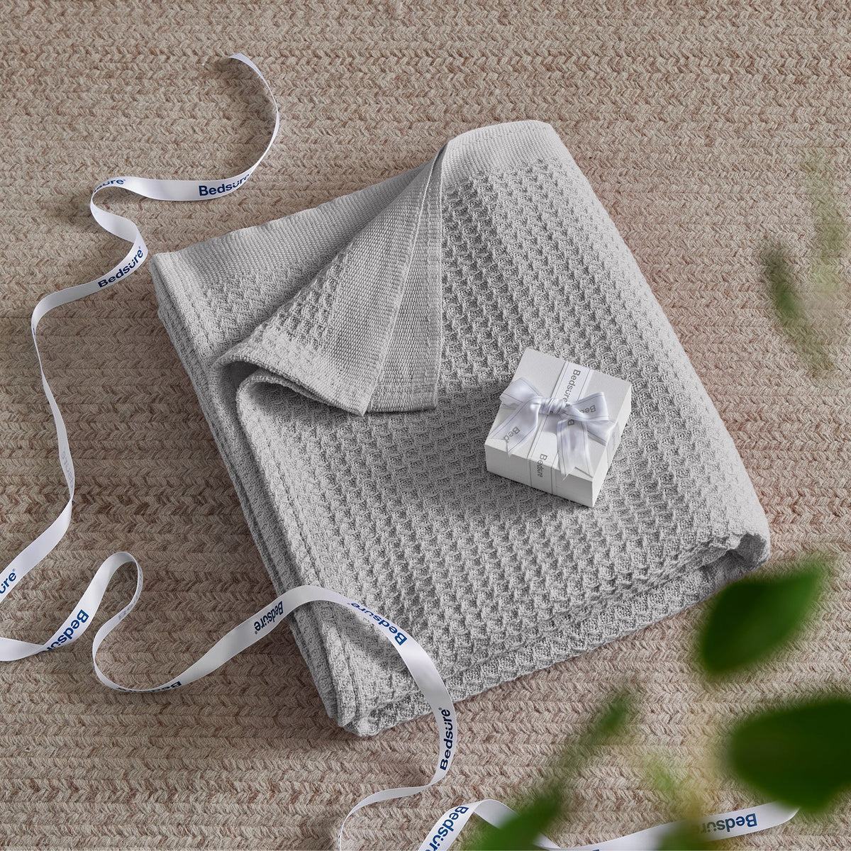 Cozy Throw Blanket, Cotton Waffle Weave, Lightweight Design, Breathable Construction for Living Rooms, Bedrooms and Everyday Lounging image 24