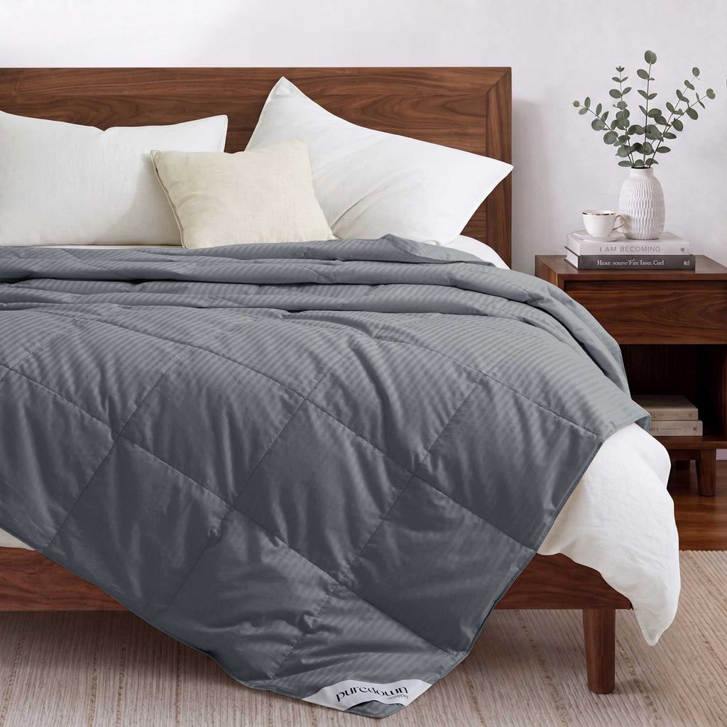 Cozy Throw Blanket, Cotton Oversized Down, Lightweight Design, Breathable Construction for Living Rooms, Bedrooms and Everyday Lounging image 24