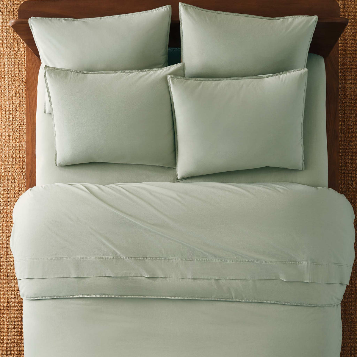 Bed Sheet Set, Washed Classic Percale Core Last Call, Breathable Construction for Master Bedrooms, Guest Beds and Daily Use image 24