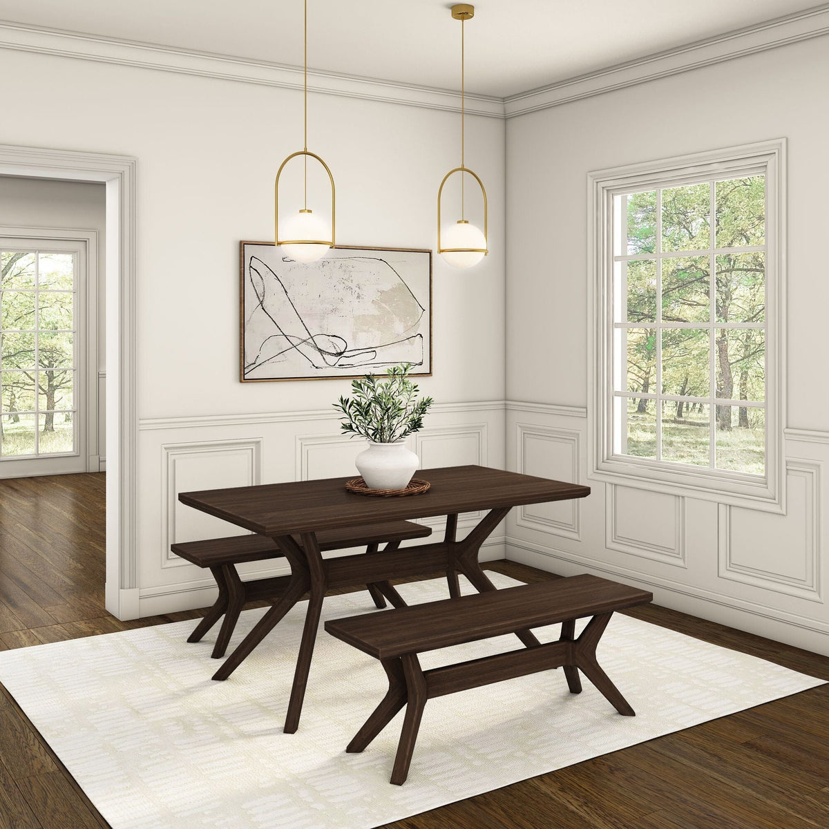 Dining Bench, Verso 48" for Dining Rooms, Kitchen Tables and Everyday Seating, 2 Sizes and 5 Colors image 24
