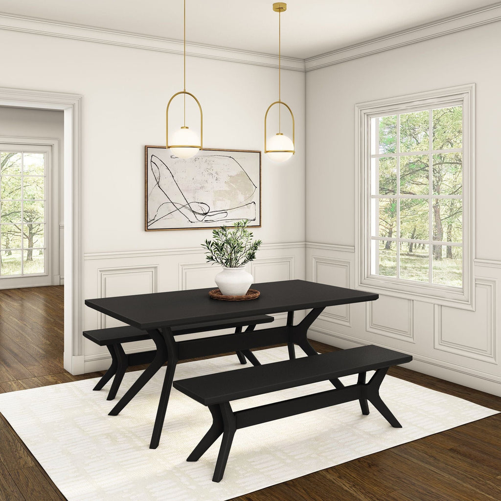 Dining Bench, Verso 60" for Dining Tables, Family Meals and Kitchen Seating, 2 Sizes and 5 Colors image 24