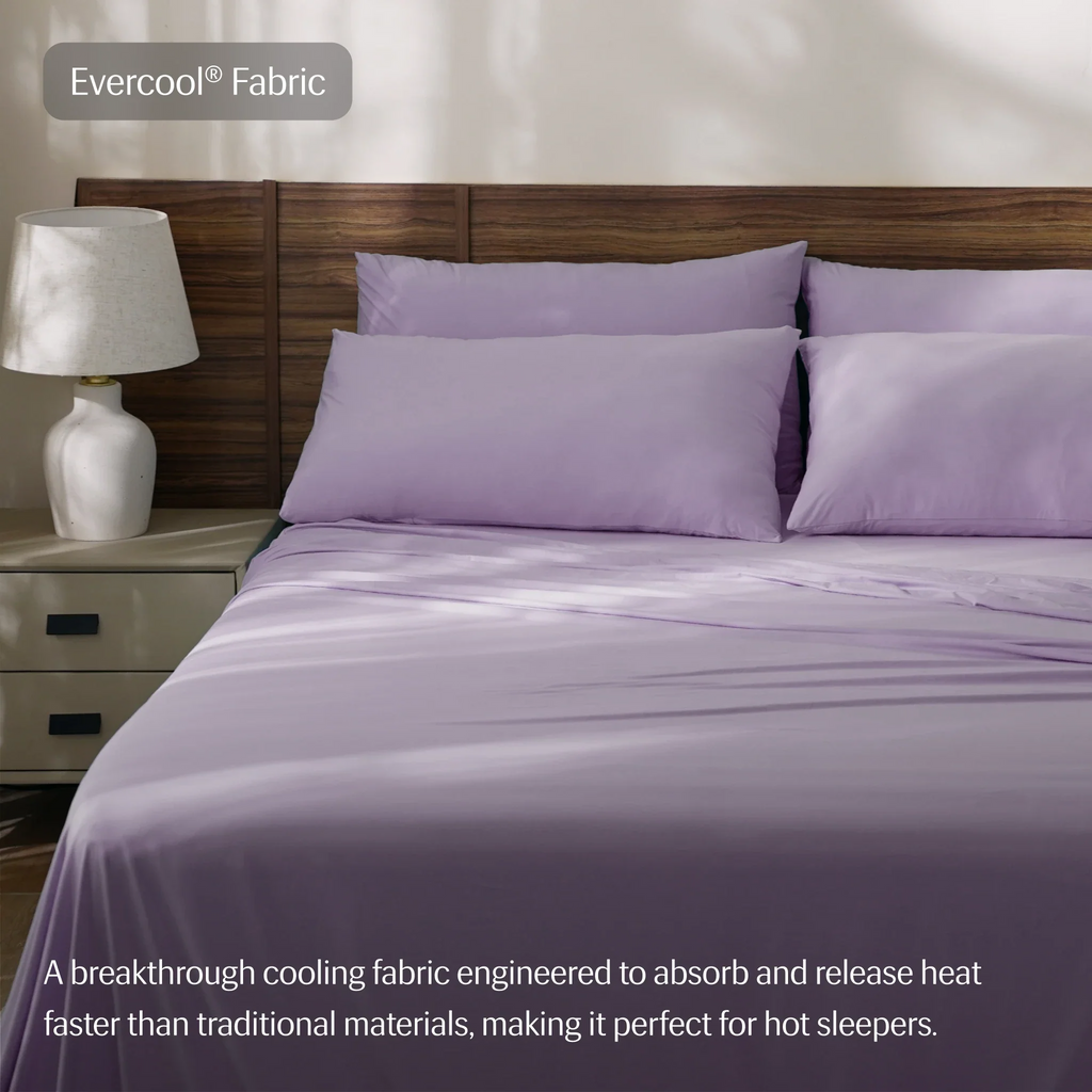 Bed Sheet Set, Evercool and Cooling for Master Bedrooms, Guest Beds and Daily Use, 7 Sizes and 6 Colors image 24