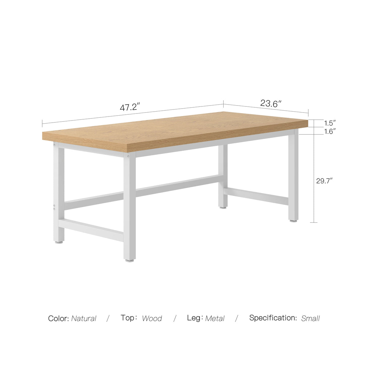 Computer Desk, Steelstride 47''&61'' Ergonomic Office for Home Offices, Computer Work and Study Spaces, 2 Size Options image 24