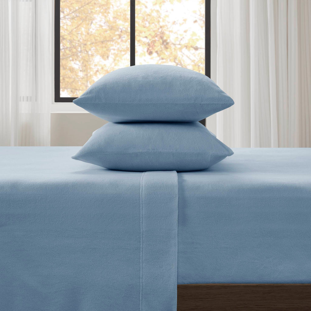 Bed Sheet Set, Micro Fleece, Machine-Washable Care for Everyday Bedroom Comfort and Guest Rooms, 6 Sizes and 15 Colors image 24