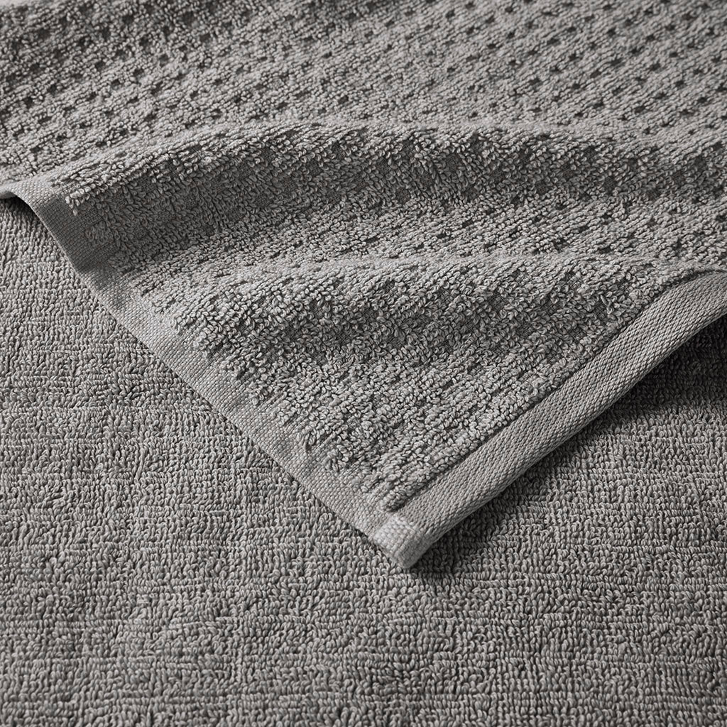 Bath Linen, Spa Waffle Cotton Waffle Jacquard, Lightweight Design, Machine-Washable Care for Home Bathrooms and Everyday Care image 24