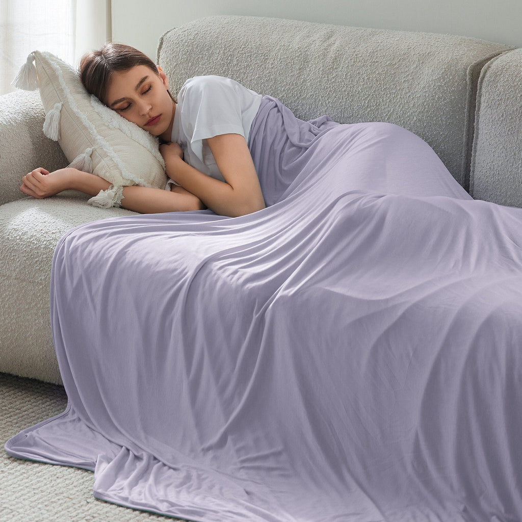 Cozy Throw Blanket, Reversible Cooling for Sofas, Beds and Relaxing at Home, 4 Sizes and 7 Colors image 25