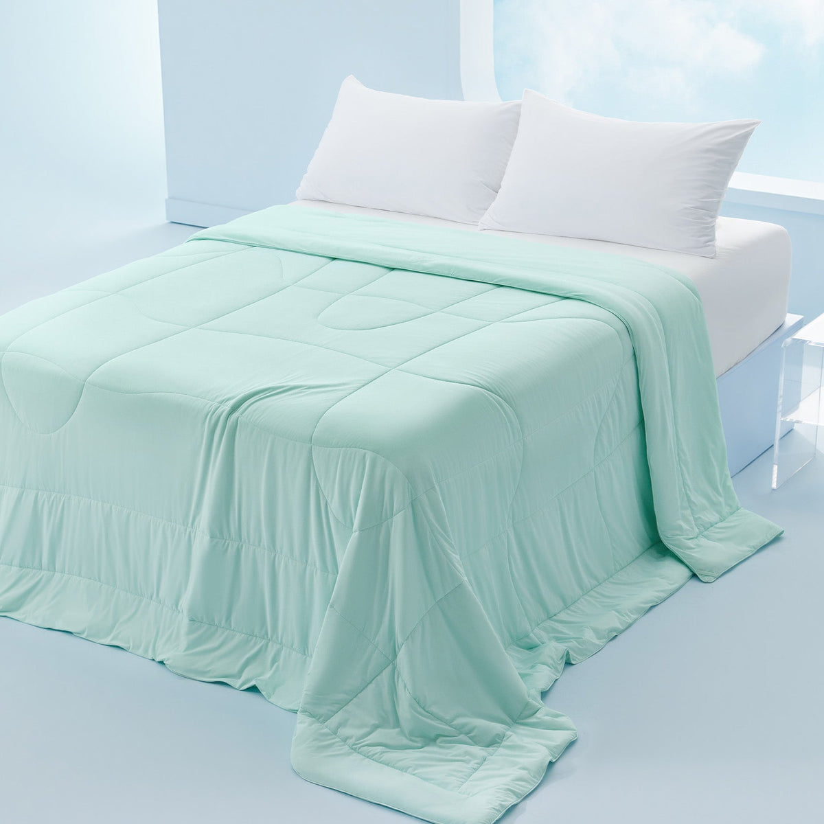 Bed Comforter, Reversible Cooling, Lightweight Design for Year-Round Bedroom Comfort and Restful Sleep, 7 Sizes and 4 Colors image 25