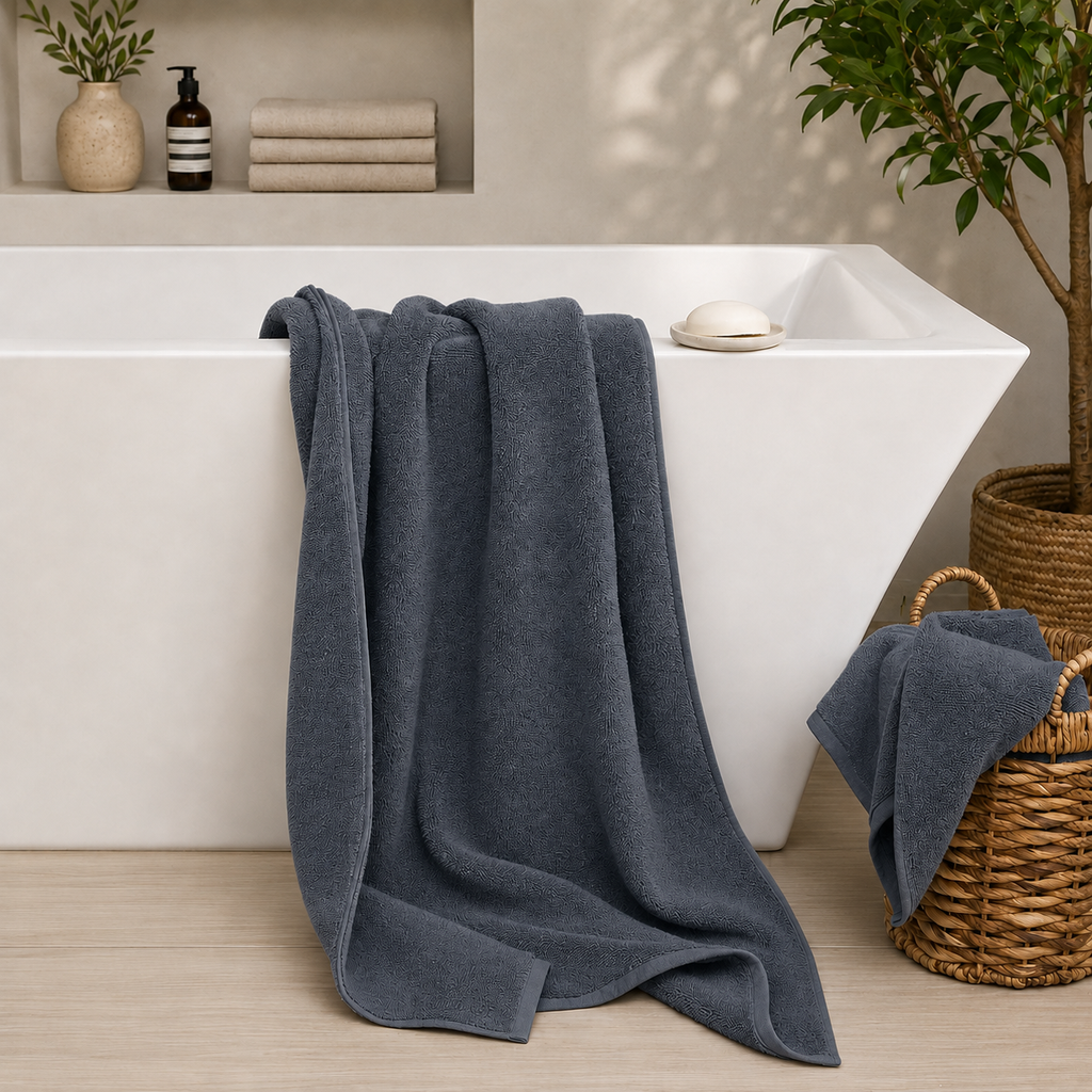 Bath Linen, Plush Towel Set for Daily Bathroom Routines and Guest Baths, 4 Color Options, Designed for Home Bathrooms and Everyday Care image 25