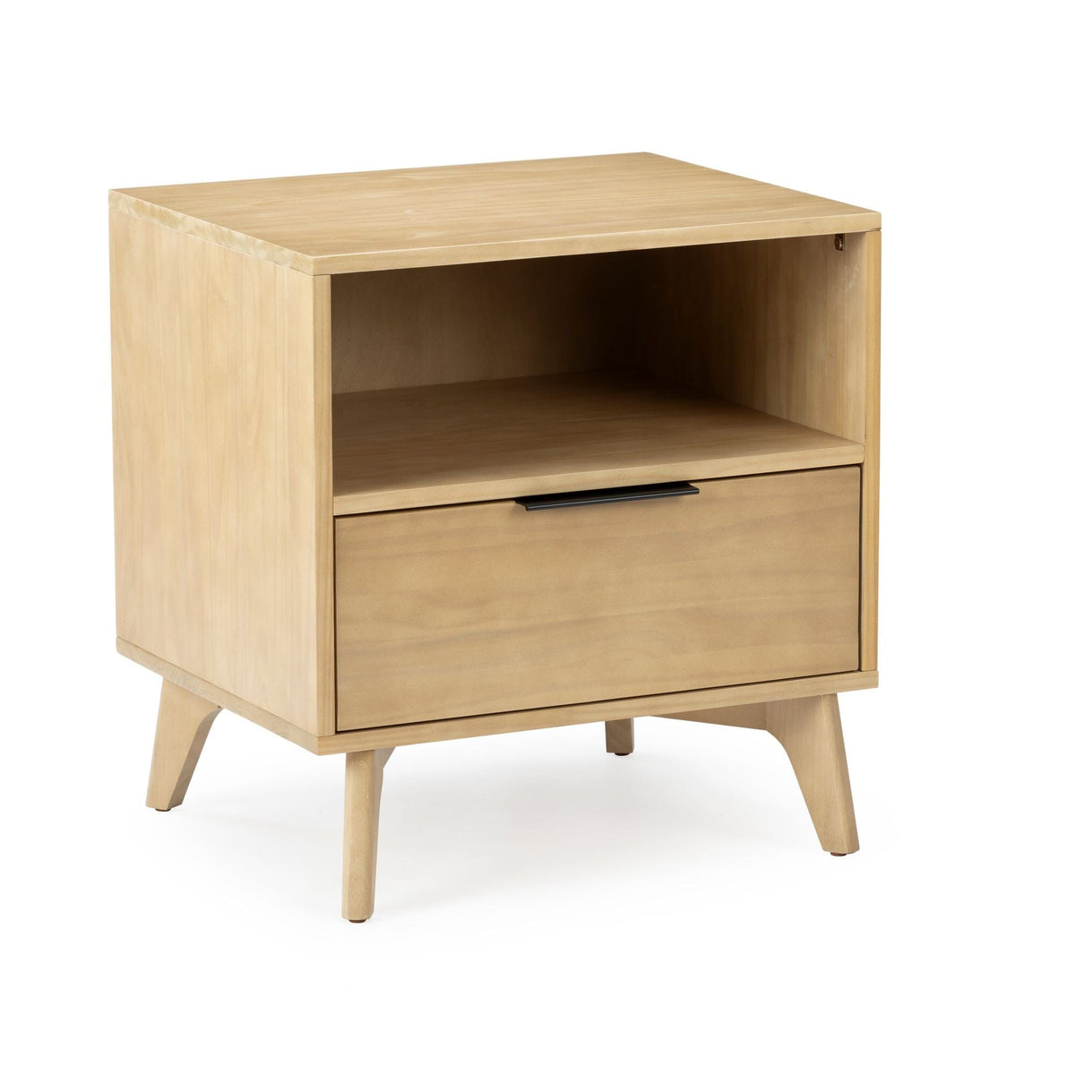 Nightstand, Haven with Shelf for Bedrooms, Bedside Essentials and Everyday Storage, 4 Color Options image 25