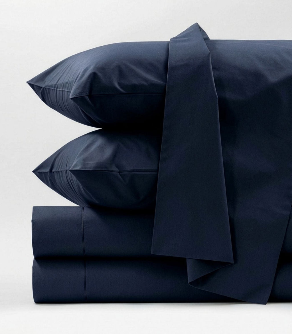 Bed Sheet Set, Percale, Organic Cotton Shell for Master Bedrooms, Guest Beds and Daily Use, 6 Sizes and 6 Colors image 25