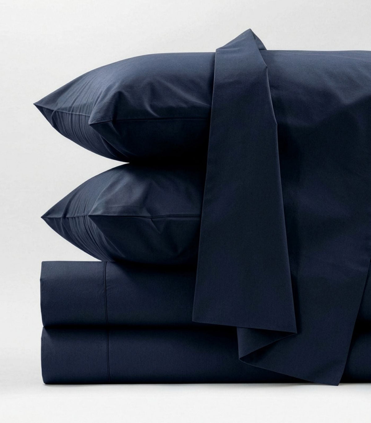 Bed Sheet Set, Percale, Organic Cotton Shell for Master Bedrooms, Guest Beds and Daily Use, 6 Sizes and 6 Colors image 25