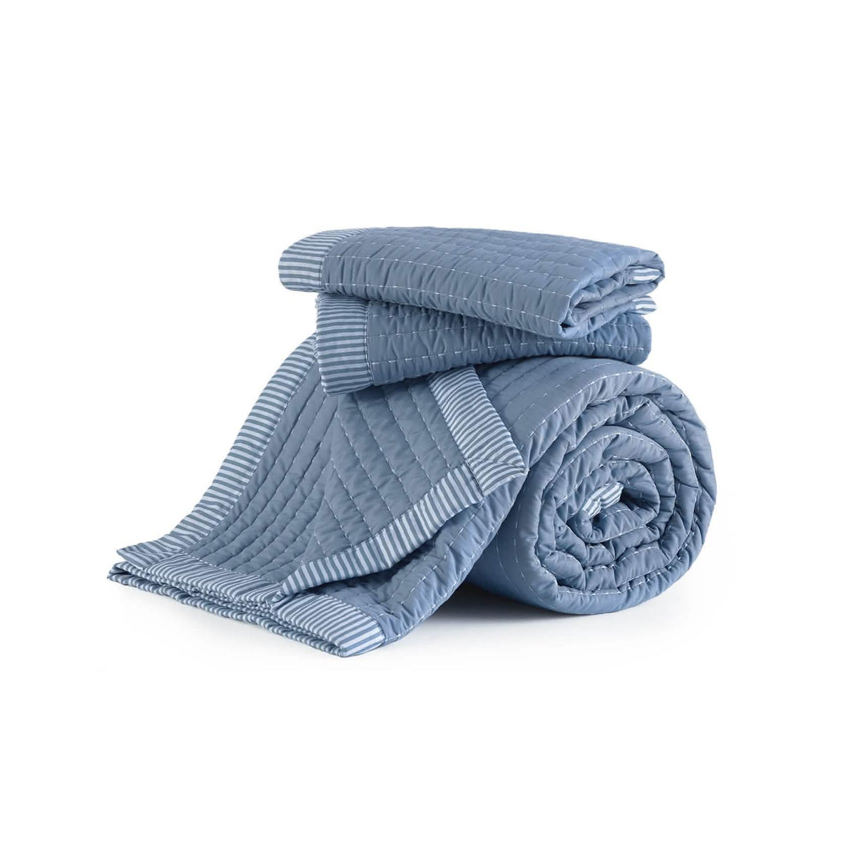 Cozy Throw Blanket, Corduroy Pattern Quilt Set, Breathable Construction for Living Rooms, Bedrooms and Everyday Lounging image 25