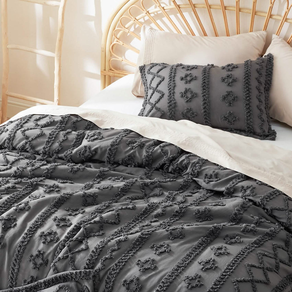 Bed Comforter, Boho Deluxe Embroidery Set, Breathable Construction, Machine-Washable Care for Everyday Bedding and Comfortable Sleep image 25