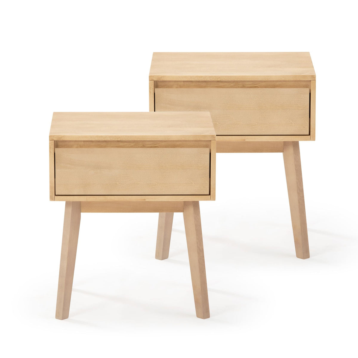 Nightstand, Modern (Set of 2) for Bedside Storage, Bedroom Organization and Guest Rooms, 6 Color Options image 25