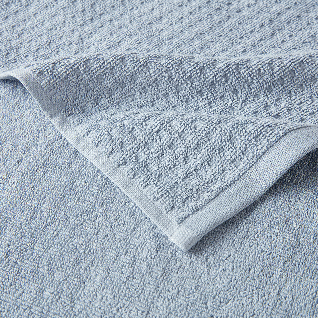 Bath Linen, Spa Waffle Cotton Waffle Jacquard, Lightweight Design, Machine-Washable Care for Home Bathrooms and Everyday Care image 25