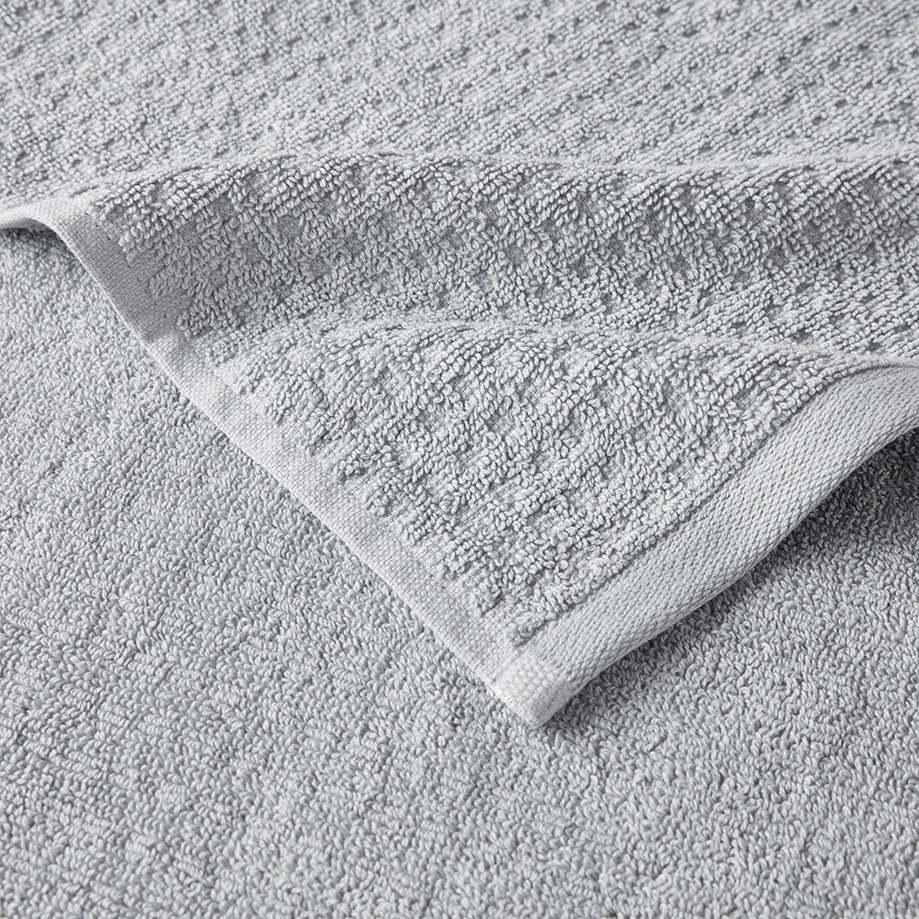 Bath Linen, Spa Waffle Cotton Waffle Jacquard, Lightweight Design, Machine-Washable Care for Home Bathrooms and Everyday Care image 26