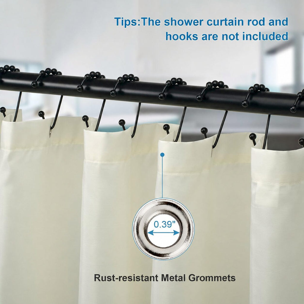 Bathroom Accessory, Waterproof Fabric Shower Curtain Liner, 120, Machine-Washable Care for Guest Baths and Daily Bathroom Routines image 26
