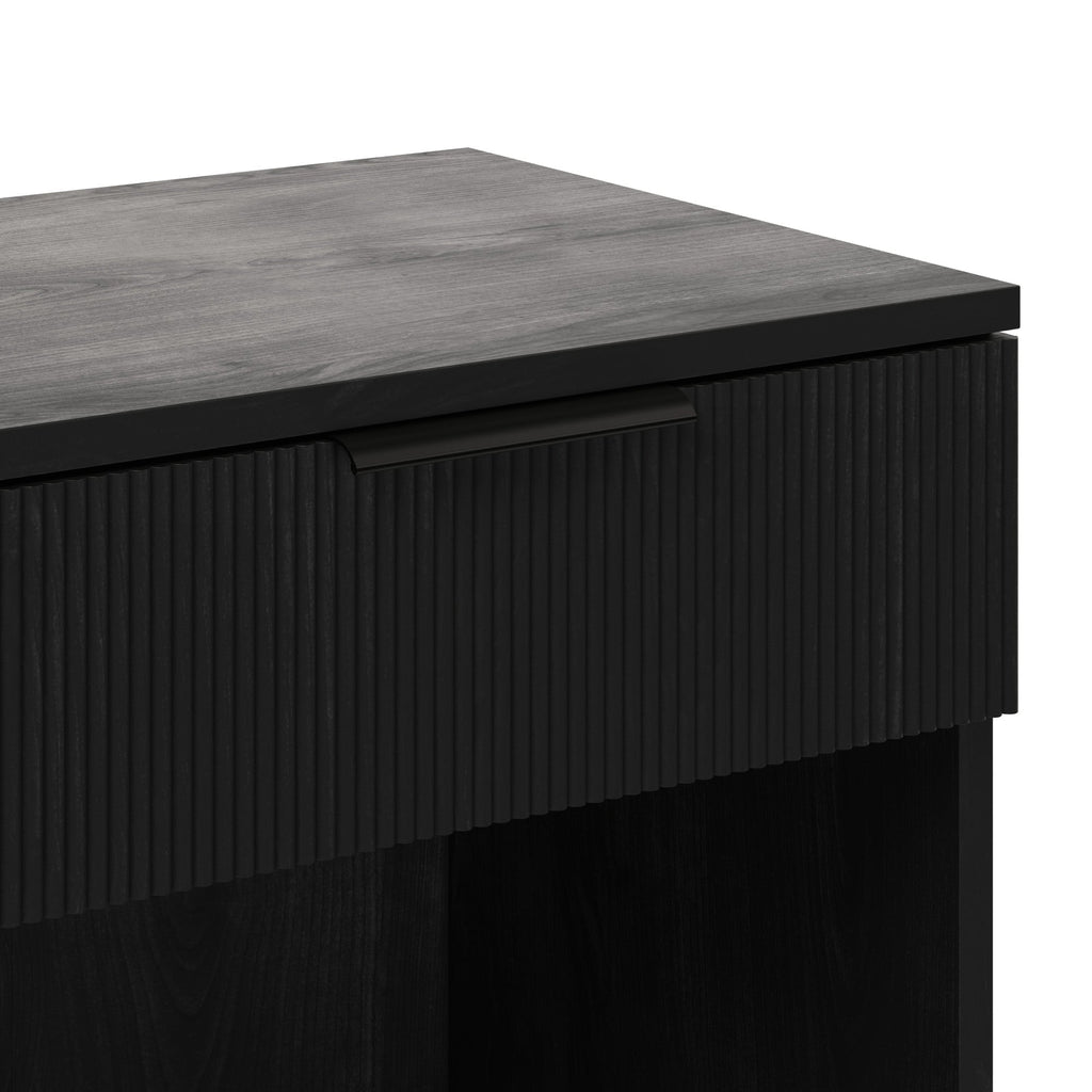 Nightstand, Paris Modern Scandinavian Reeded for Bedside Storage, Bedroom Organization and Guest Rooms, 2 Sizes and 3 Colors image 26