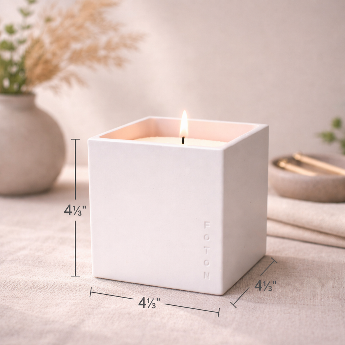 Decorative Candle, Le Cube for Living Rooms, Bedrooms and Relaxing Evenings, 9 Scent Options image 26