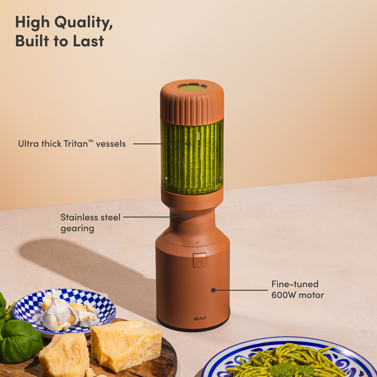 Kitchen Blender Accessory, Mini 600 for Smoothies, Sauces and Everyday Food Prep, 5 Color Options image 26