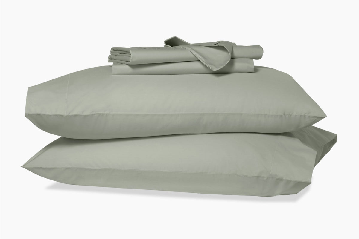 Bed Sheet Set, Percale for Everyday Bedroom Comfort and Guest Rooms, 6 Sizes and 5 Colors, Designed for Everyday Home Use image 26