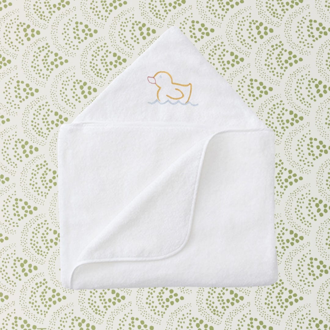 Bath Linen, Kids' Hooded Towel, Organic Cotton Shell for Daily Bathroom Routines and Guest Baths, 15 Color Options image 26