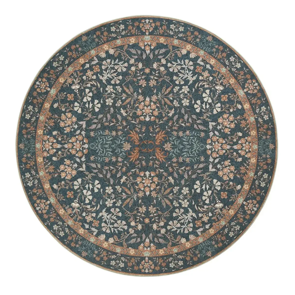 Area Rug, Vintage Foliage Floral, Lightweight Design, Non-Slip Design for Hallways, Dining Spaces and Home Decor, 19 Sizes and 4 Colors image 26