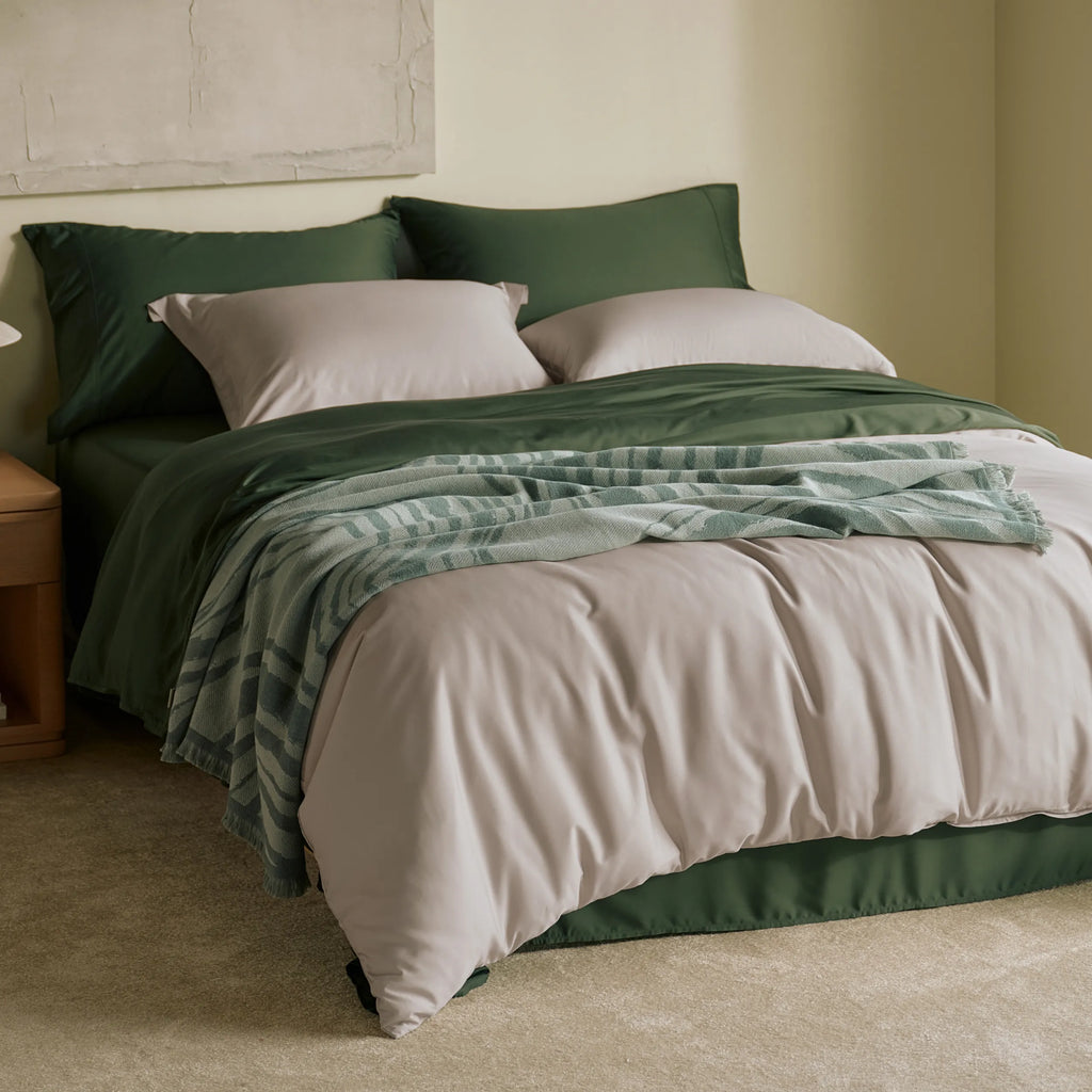 Bed Sheet Set, BareNights Viscose Derived from Bamboo, Breathable Construction for Everyday Bedroom Comfort and Guest Rooms image 26