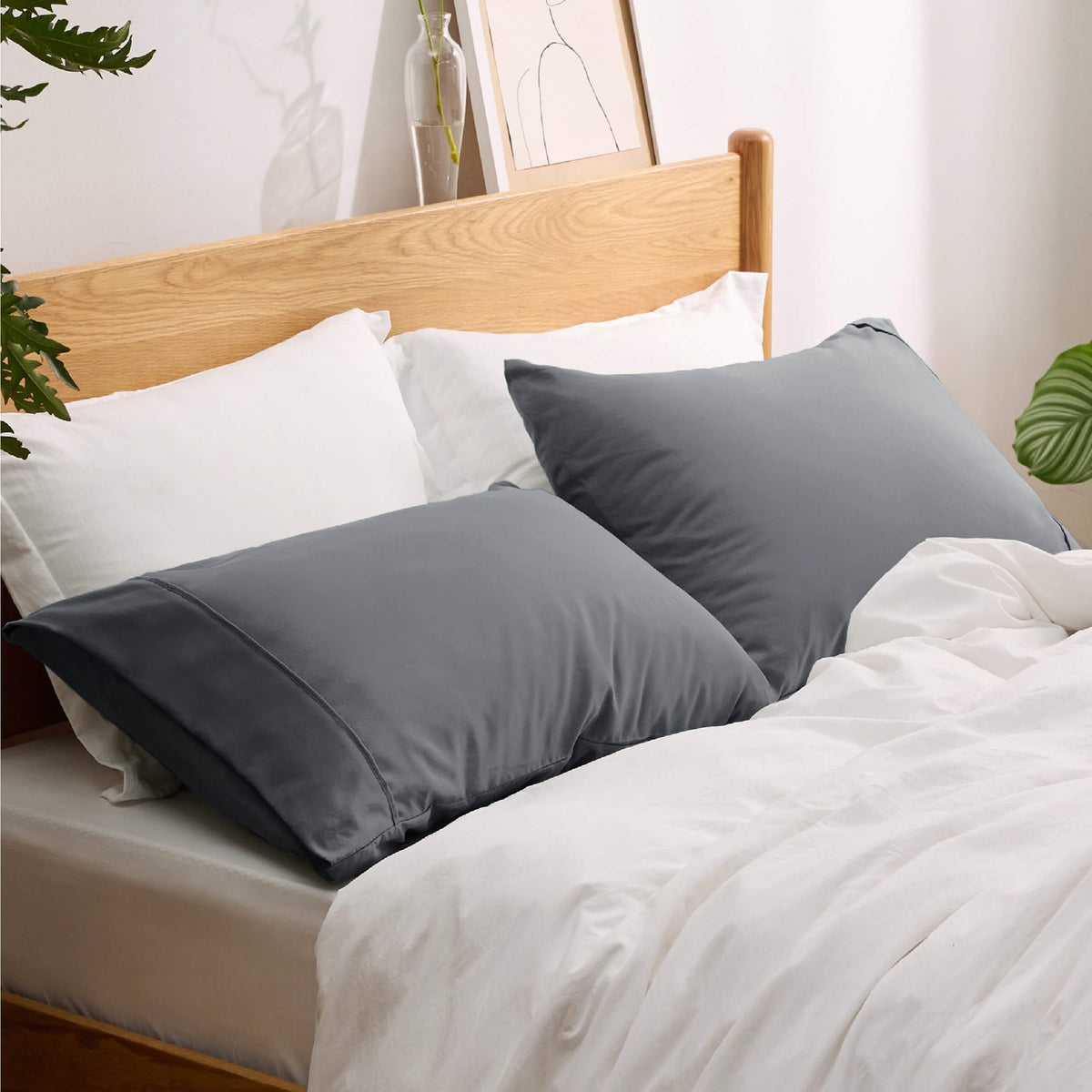 Decorative Pillow Sham, Fade and Stain Resistant Microfiber for Guest Rooms, Headboards and Everyday Bedroom Decor, 4 Sizes and 18 Colors image 26