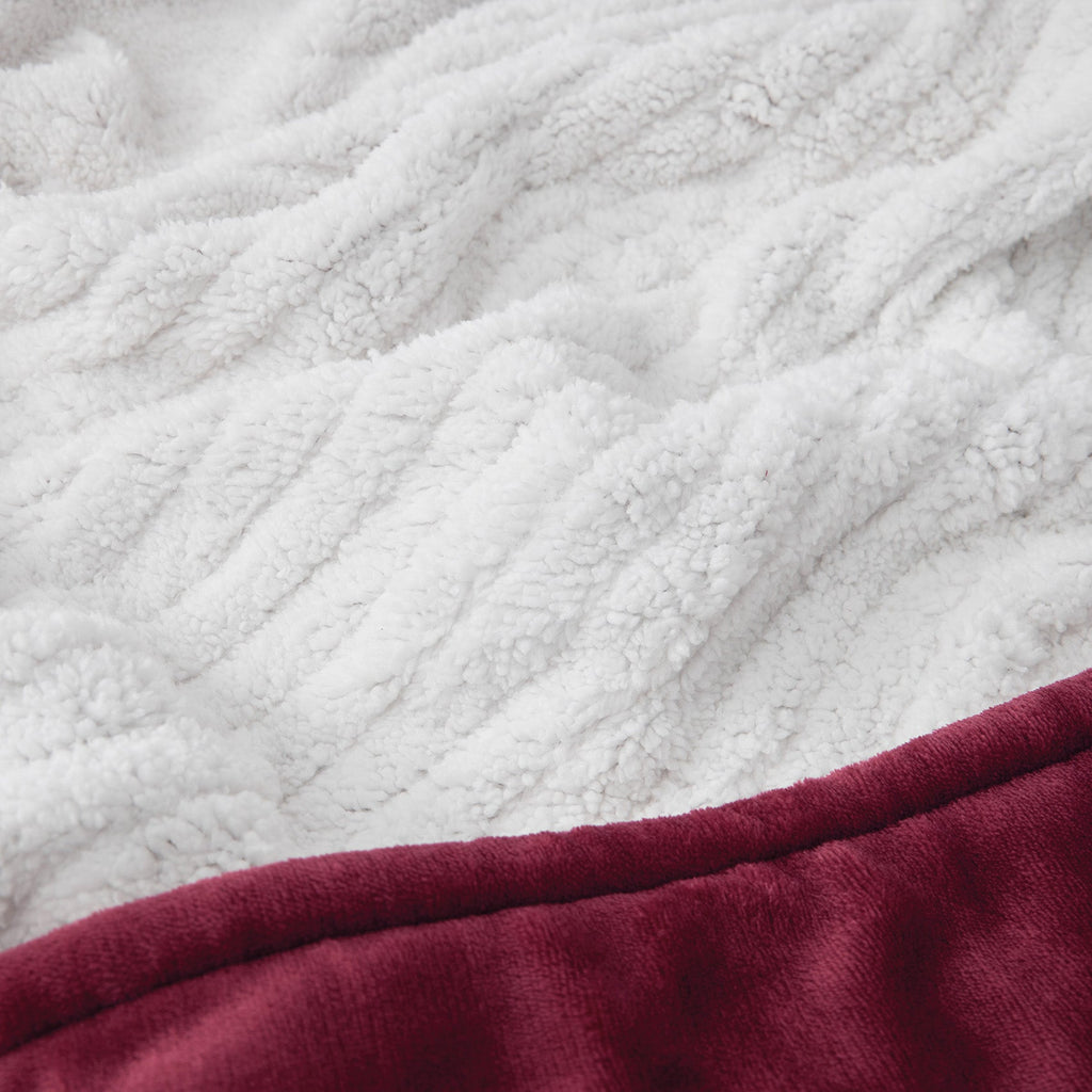 Cozy Throw Blanket, Solid Flannel Heated for Sofas, Beds and Relaxing at Home, 5 Sizes and 11 Colors image 26