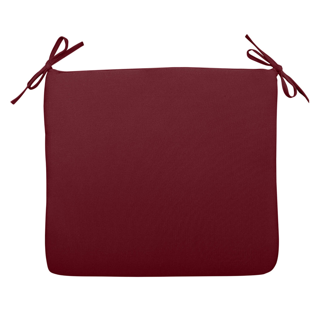 Decorative Throw Pillow, Classic Chair Cushion with Ties for Bedroom Styling and Living Room Decor, 5 Sizes and 17 Colors image 27