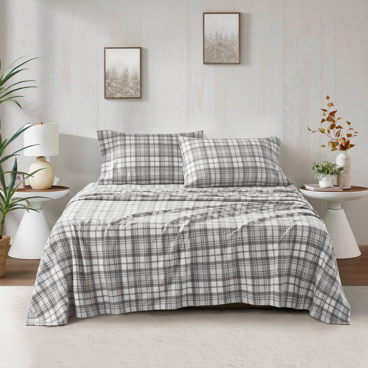 Bed Sheet Set, Micro Fleece, Machine-Washable Care for Everyday Bedroom Comfort and Guest Rooms, 6 Sizes and 15 Colors image 27