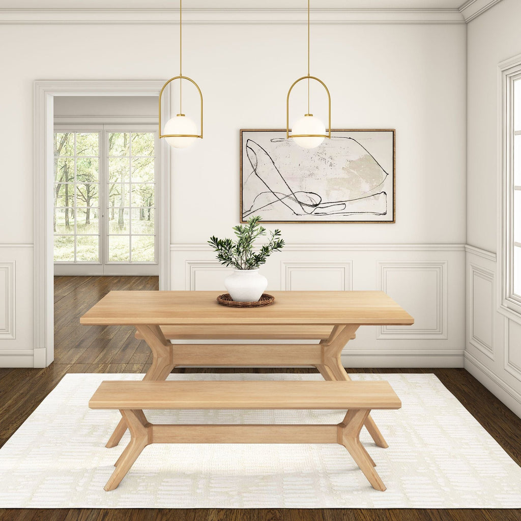 Dining Bench, Verso 60" for Dining Tables, Family Meals and Kitchen Seating, 2 Sizes and 5 Colors image 27
