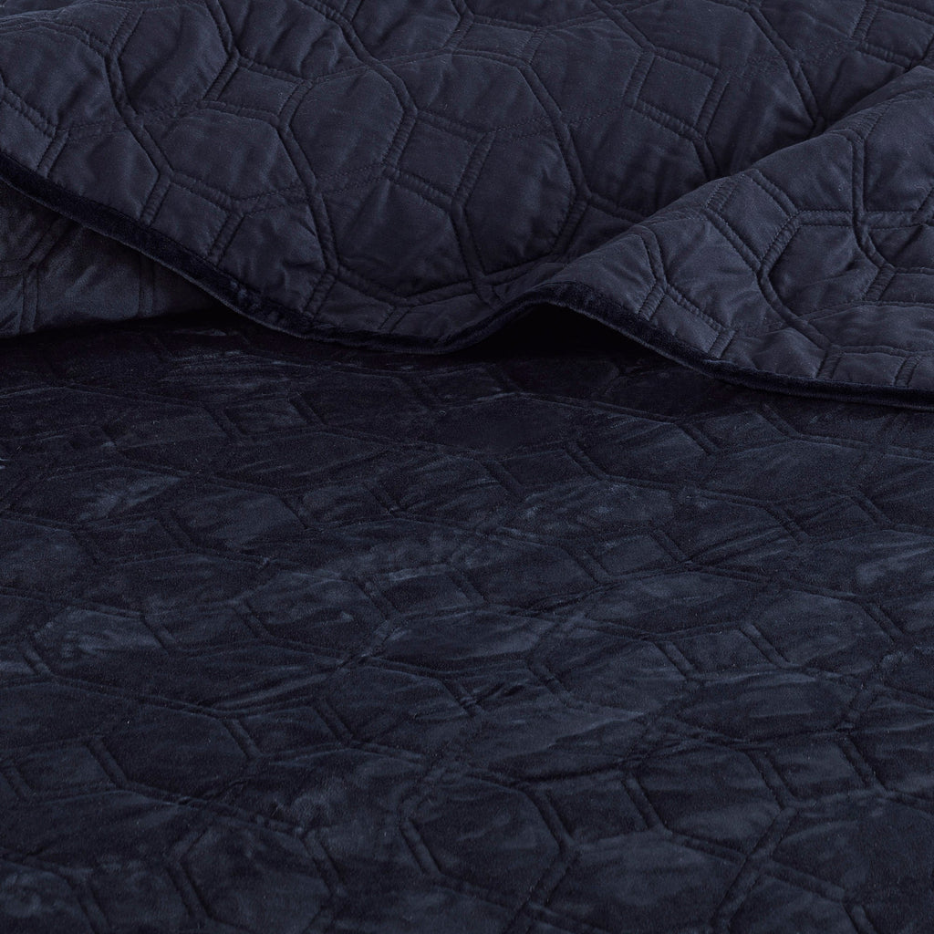 Cozy Throw Blanket, Harper 3 Piece Velvet Quilt Set, Machine-Washable Care for Sofas, Beds and Relaxing at Home, 2 Sizes and 7 Colors image 27