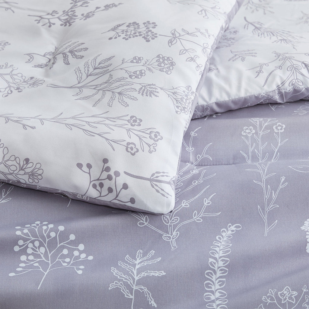 Duvet Cover Set, Reversible Floral Print, Breathable Construction for Bedroom Bedding Refresh and Everyday Comfort, 4 Sizes and 13 Colors image 27