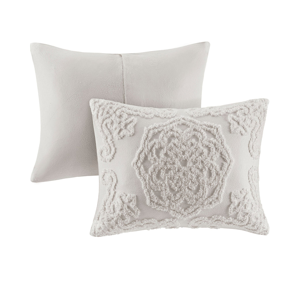 Bed Quilt, Laetitia Tufted Cotton Chenille Medallion, Machine-Washable Care for Bedroom Layering and Everyday Bedding, 3 Size Options image 28