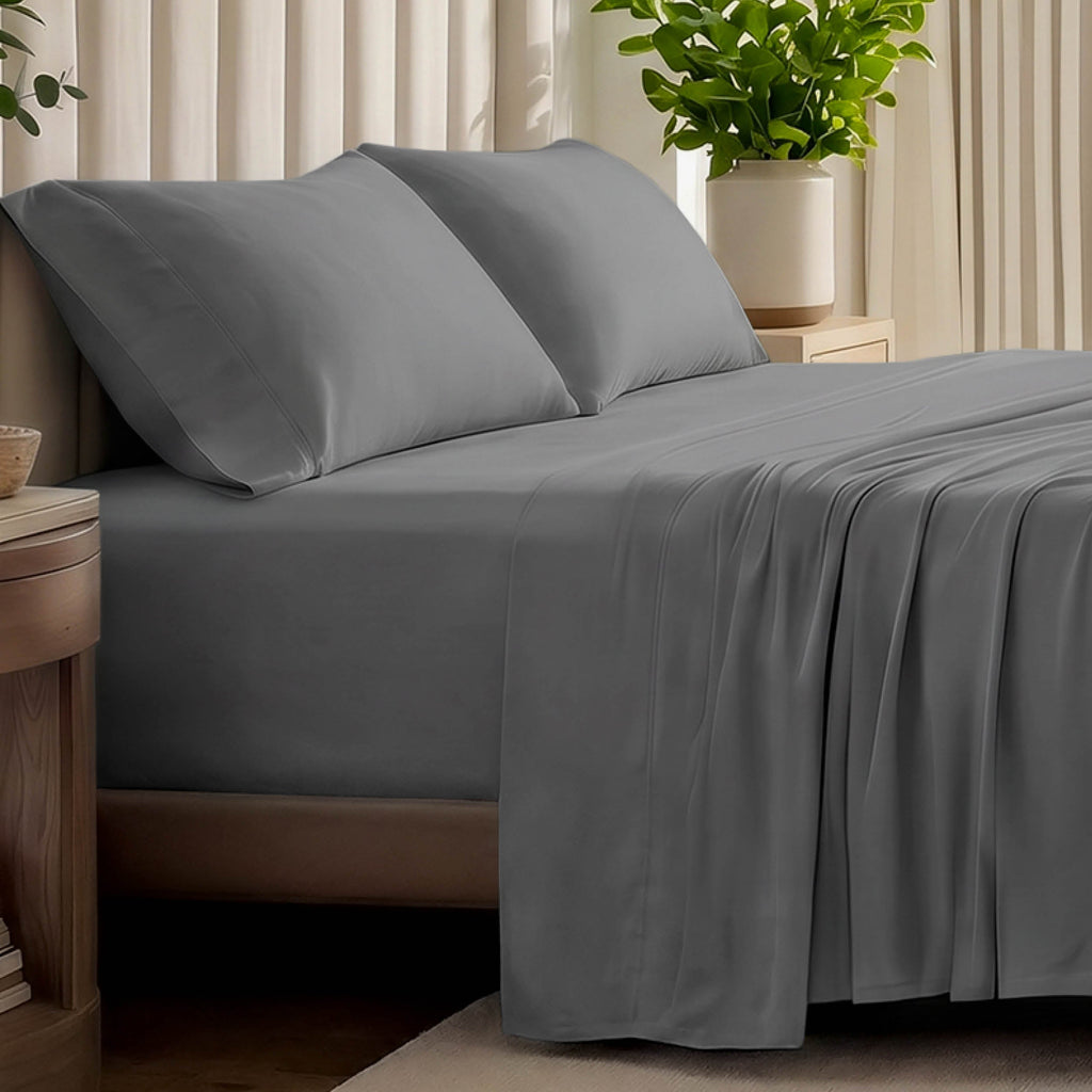 Bed Sheet Set, Organic Cotton Jersey for Master Bedrooms, Guest Beds and Daily Use, 6 Sizes and 9 Colors image 28