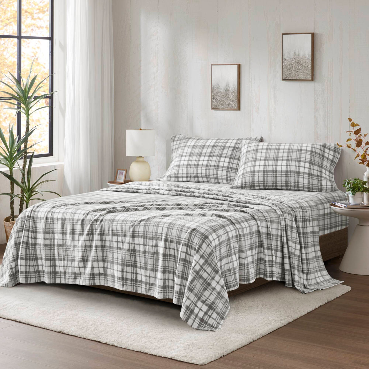 Bed Sheet Set, Micro Fleece, Machine-Washable Care for Everyday Bedroom Comfort and Guest Rooms, 6 Sizes and 15 Colors image 28