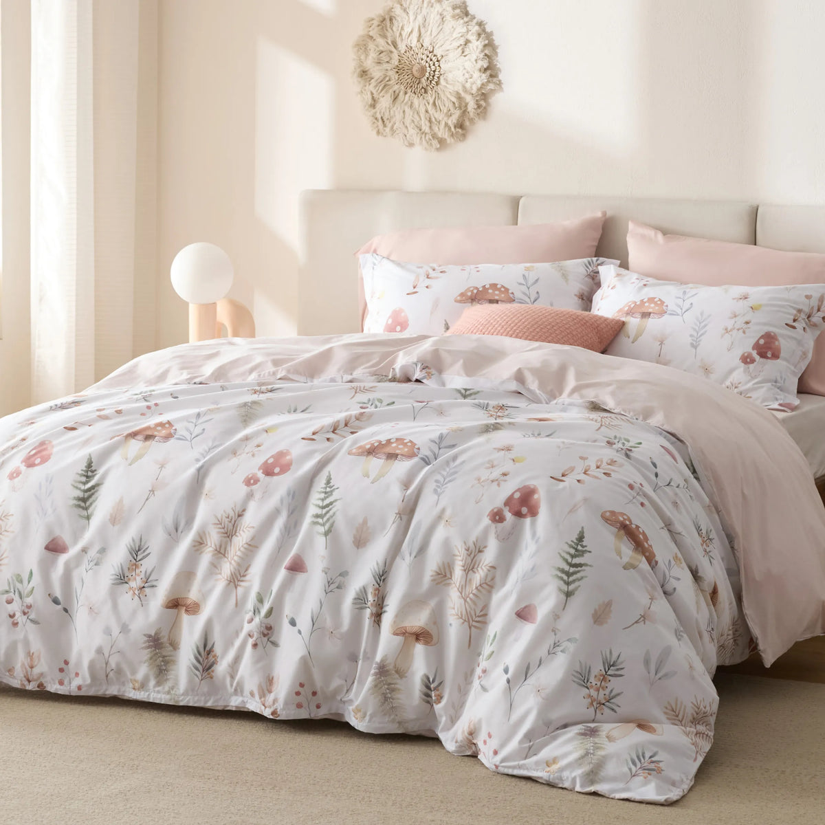 Duvet Cover Set, 100% Cotton Patterned, Breathable Construction for Bedroom Bedding Refresh and Everyday Comfort, 4 Sizes and 9 Colors image 28