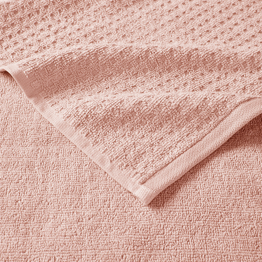 Bath Linen, Spa Waffle Cotton Waffle Jacquard, Lightweight Design, Machine-Washable Care for Home Bathrooms and Everyday Care image 28