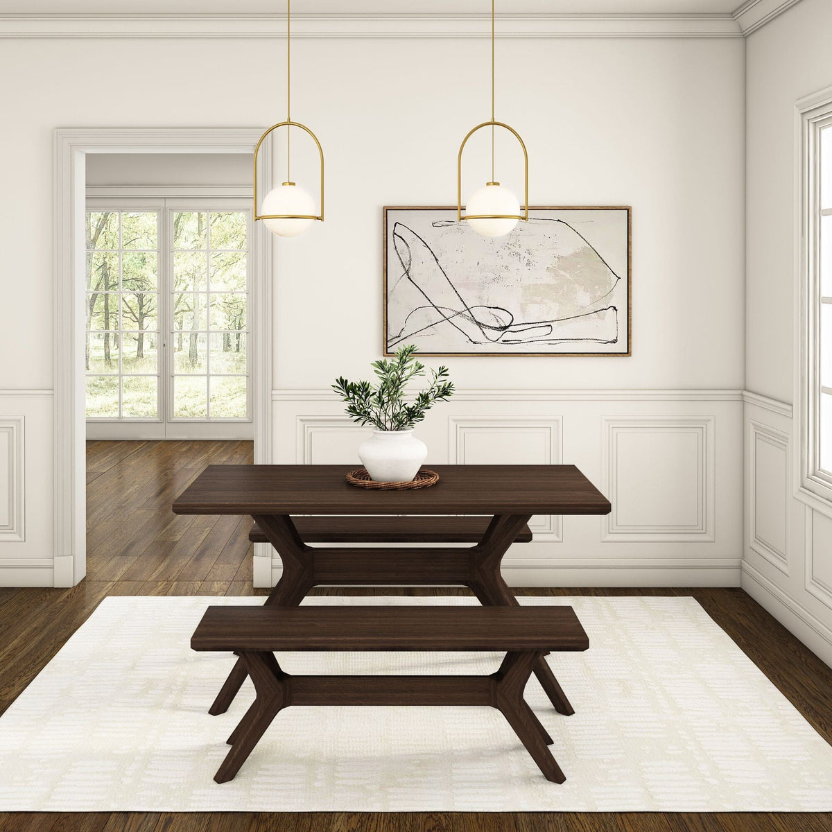 Dining Bench, Verso 48" for Dining Rooms, Kitchen Tables and Everyday Seating, 2 Sizes and 5 Colors image 29