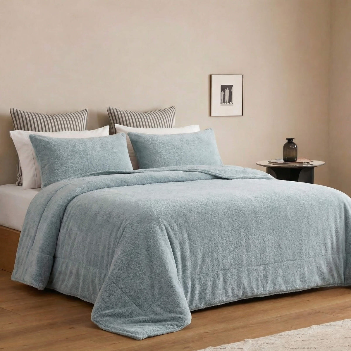 Bed Comforter, Snug, Machine-Washable Care for Year-Round Bedroom Comfort and Restful Sleep, 3 Sizes and 13 Colors image 29