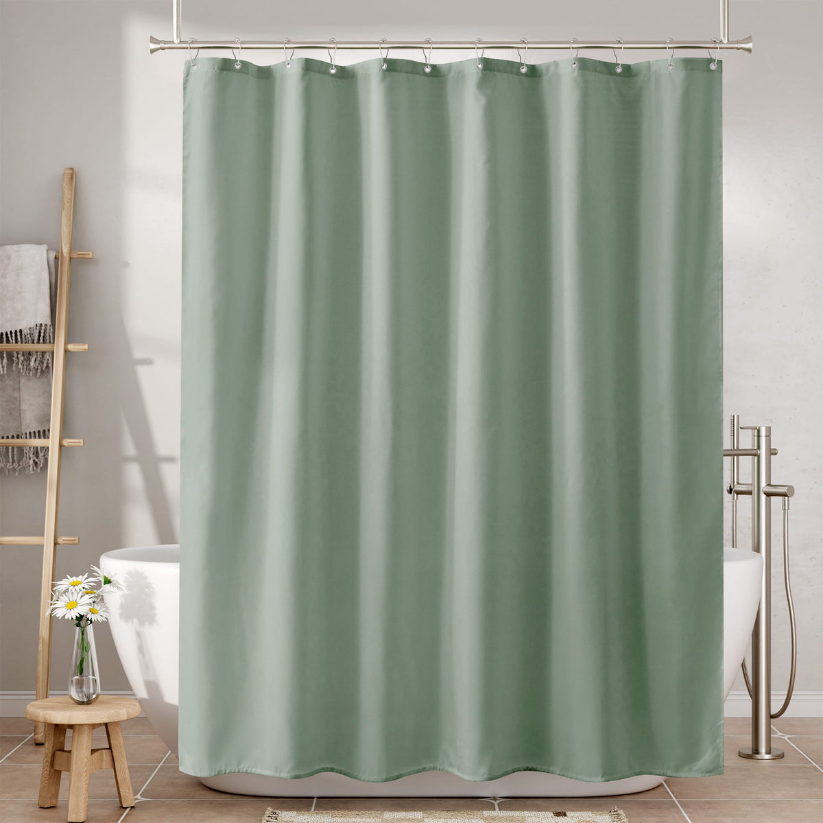 Bathroom Accessory, Waterproof Fabric Shower Curtain Liner, 120, Machine-Washable Care for Guest Baths and Daily Bathroom Routines image 29