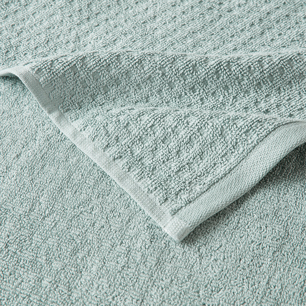 Bath Linen, Spa Waffle Cotton Waffle Jacquard, Lightweight Design, Machine-Washable Care for Home Bathrooms and Everyday Care image 29