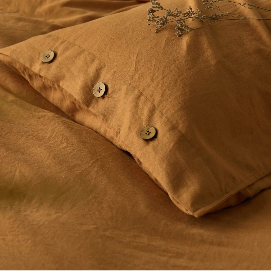 Duvet Cover Set, Cotton Linen Hybrid, Lightweight Design, Breathable Construction for Bedroom Bedding Refresh and Everyday Comfort image 29