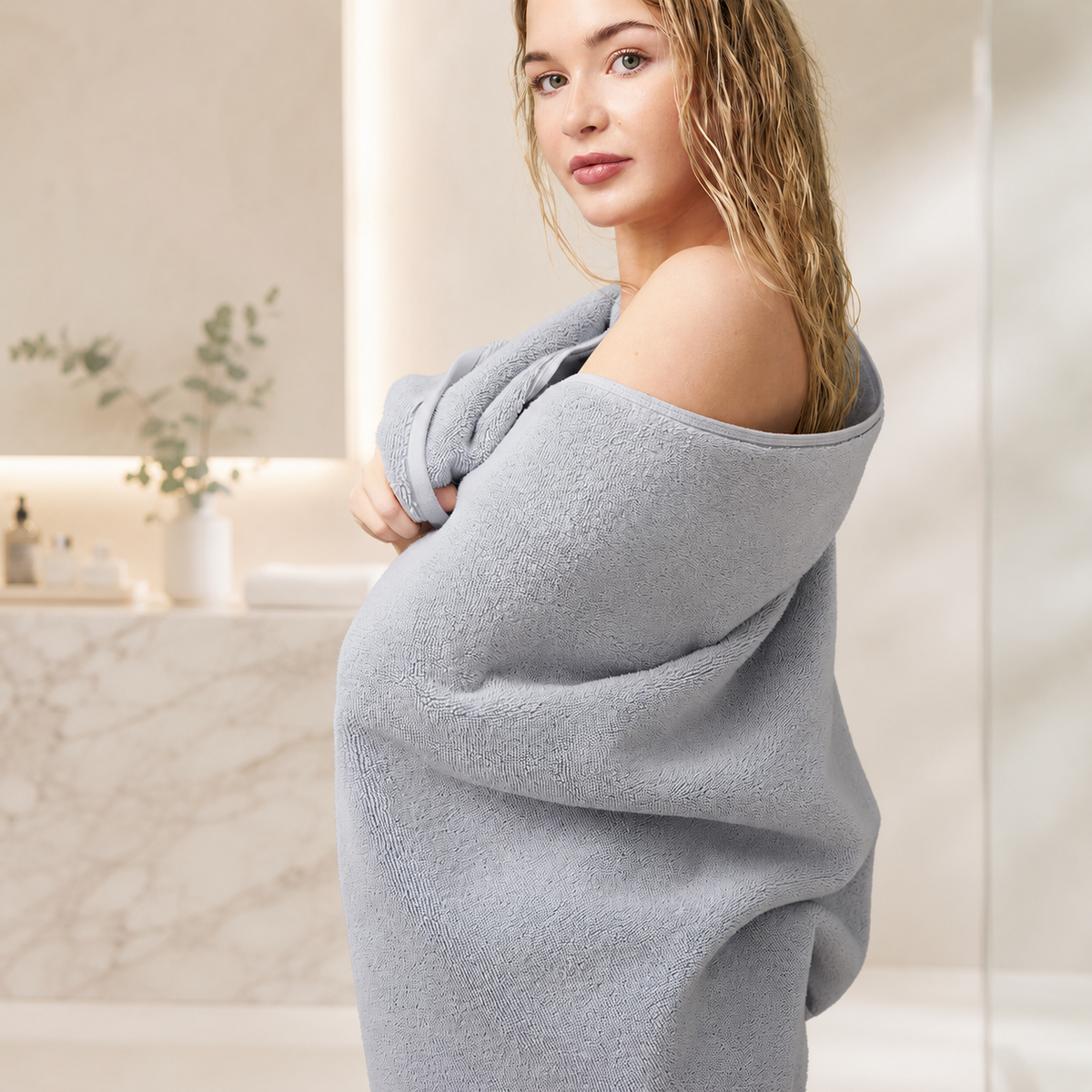 Bath Linen, Plush Towel Set for Daily Bathroom Routines and Guest Baths, 4 Color Options, Designed for Home Bathrooms and Everyday Care image 29