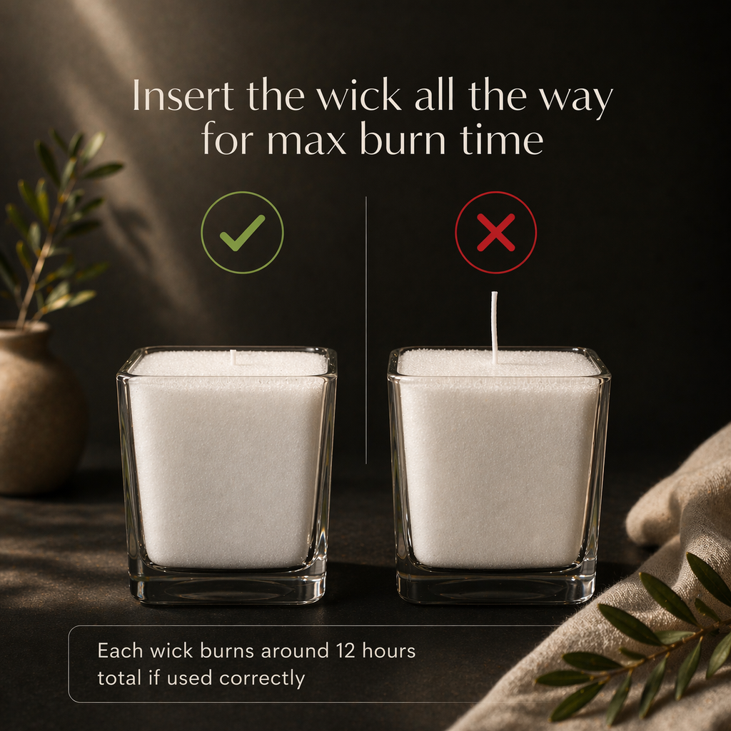 Decorative Candle, Refill Scented White for Entryways, Mantels and Everyday Home Ambience, 11 Scent Options image 29