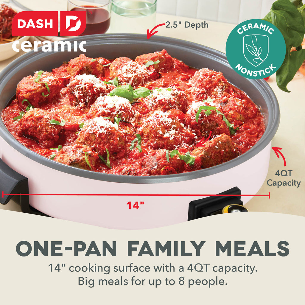 Stainless Steel Fry Pan, Ceramic Nonstick Family Size Skillet for Stovetop Cooking, Family Meals and Daily Kitchen Use, 7 Color Options image 29