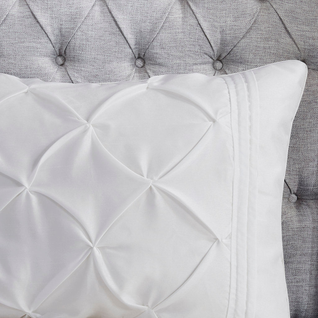 Bed Comforter, Laurel 7 Piece Tufted Set, Machine-Washable Care, Hypoallergenic Comfort for Year-Round Bedroom Comfort and Restful Sleep image 30